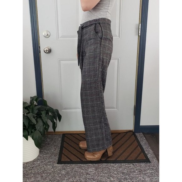 Plaid Wide Leg Pants - Picture 2 of 4
